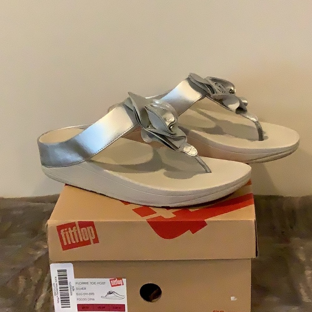 Fitflop Metallic Floral Sandals